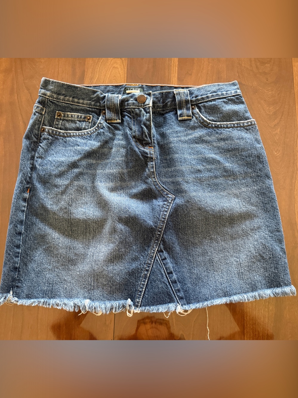 J. Crew Denim Mini Skirt in Medium Blue - size 29